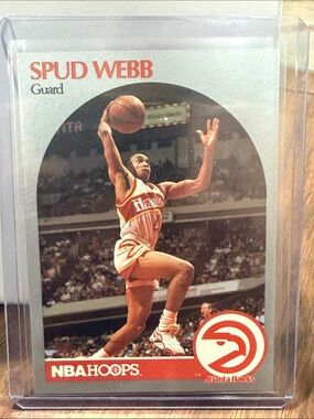 Spud Webb 1990 NBA Hoops Basketball Card - Red/White